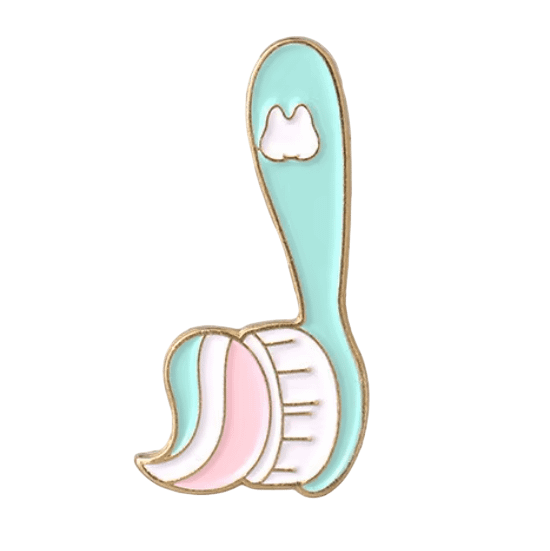 Toothbrush & Paste Pin